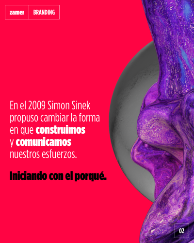 En el 2009 Simon Sinek propuso cambiar la forma en que construimos y comunicamos nuestros proyectos.