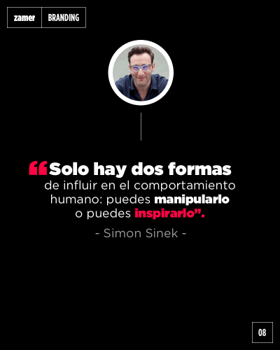 Solo hay dos formas de influir en el comportamiento humano: puedes manipularlo o puedes inspirarlo - Simon Sinek